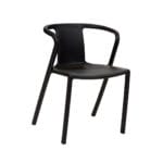 Adella Black Plastic Chair .