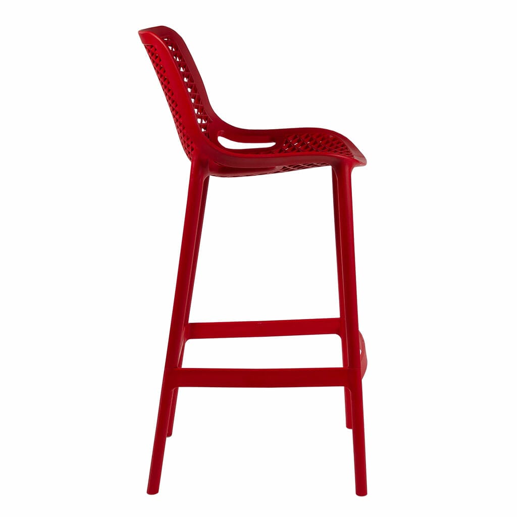 red stool chair