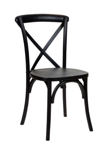 Black Cross Back Dining Chair
