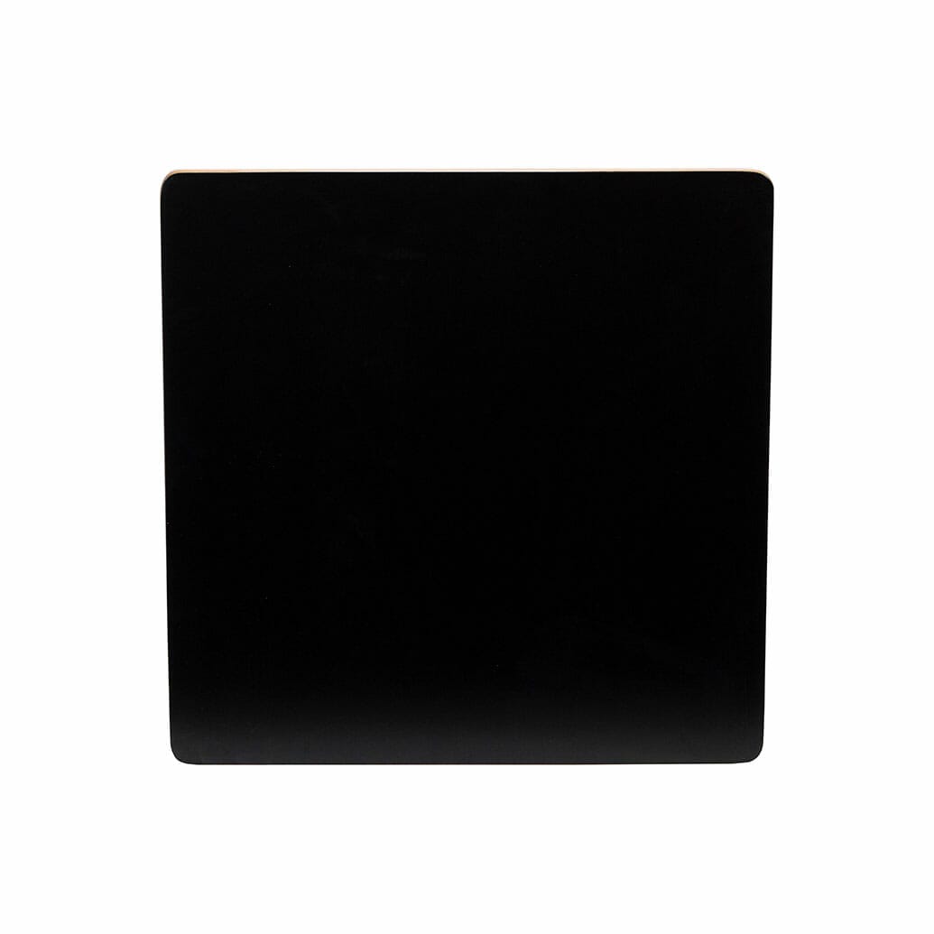 Square Gabriel Plywood Laminate Table Top Black