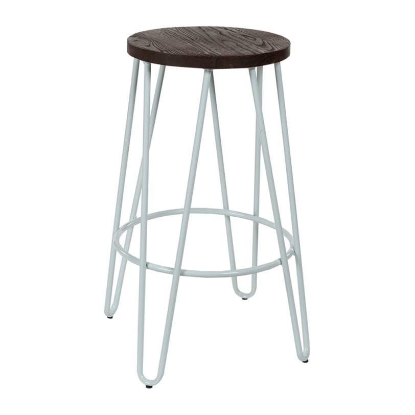 Hairpin kitchen counter stool