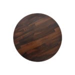 Round Rafael Hardwood Timber Table Tops Walnut >