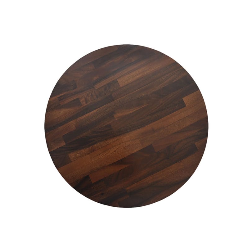 Round Rafael Hardwood Timber Table Tops Walnut >