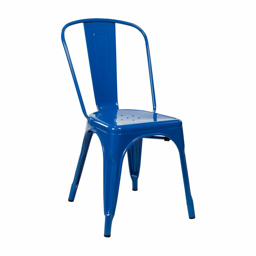 blue tolix chair