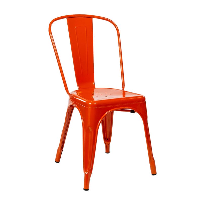 Orange Tolix Chair