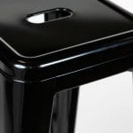 tolix 45cm stool gloss black