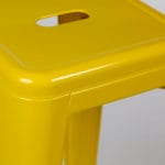 tolix 45cm stool yellow