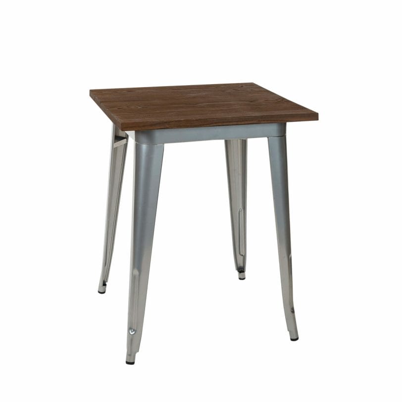 60cm square tolix table