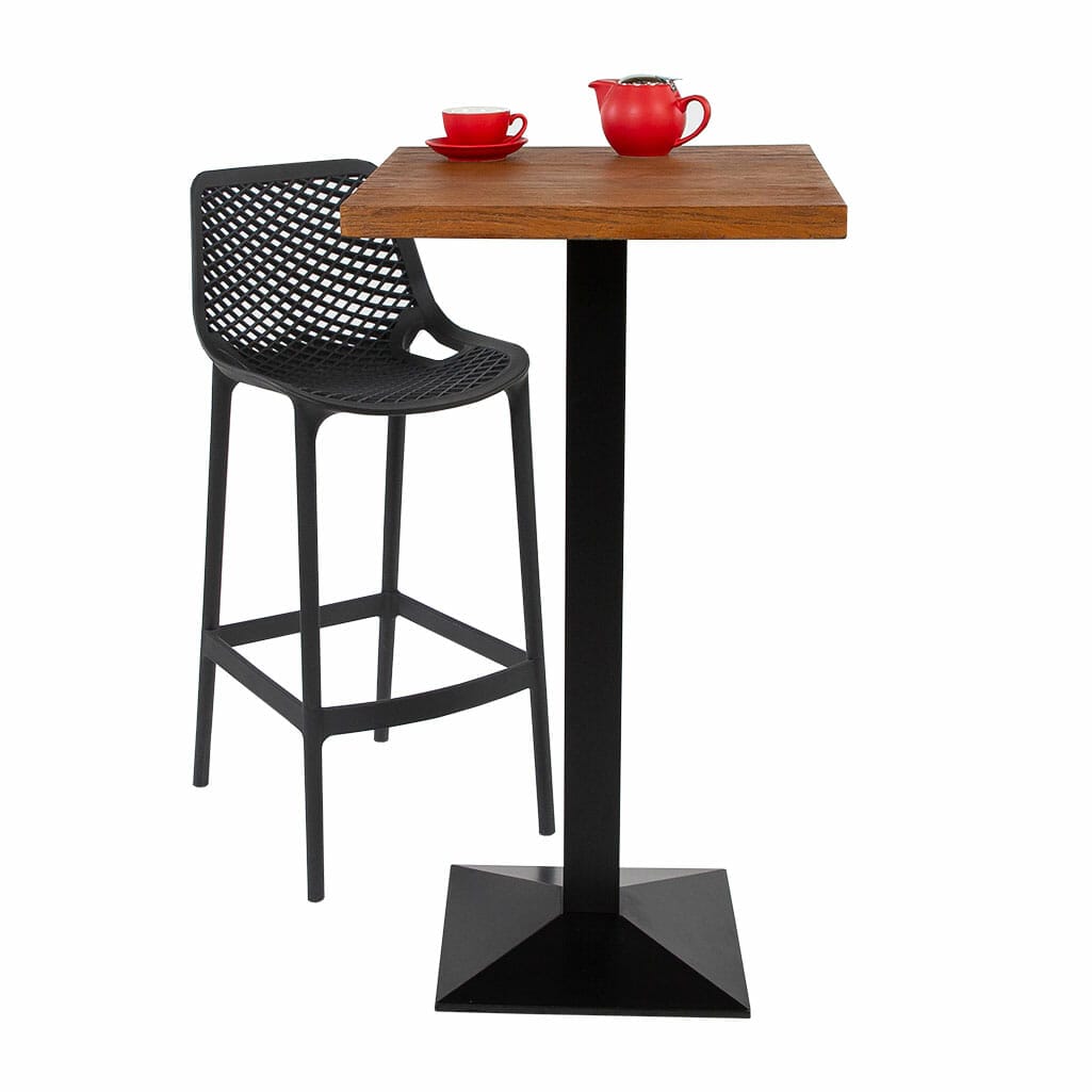 tall bistro table and stools