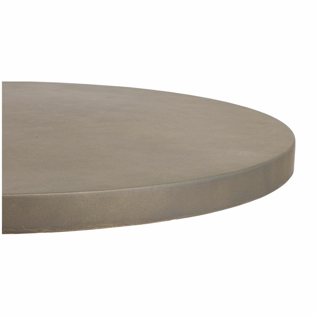 cement top round table