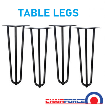 Live Edge 28-inch High Steel Furniture Legs (2-Pack)