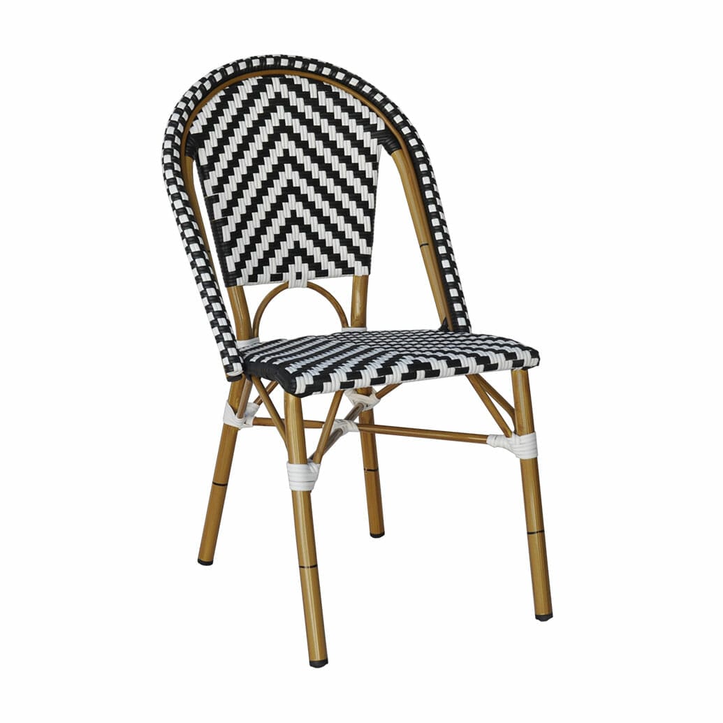 parisian rattan bistro chairs