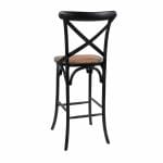 Crossback bar stool