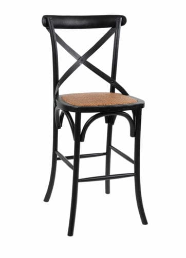 Crossback kitchen stool ,