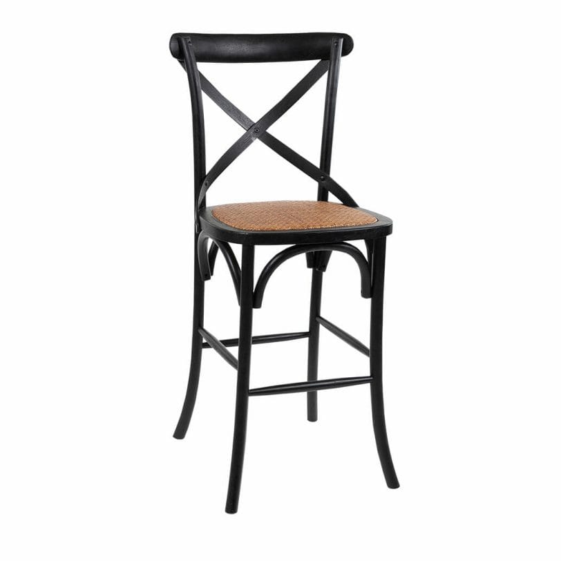 Crossback kitchen stool