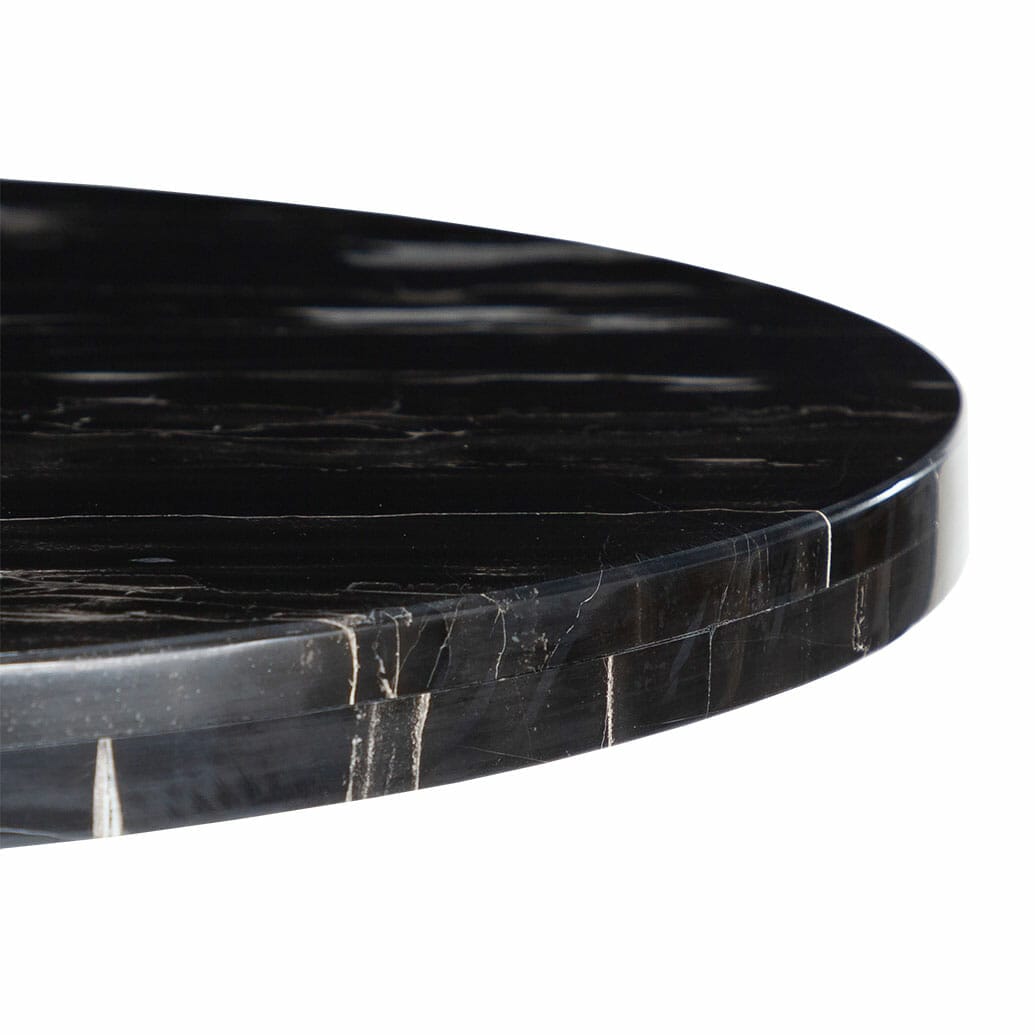 Round Adele Marble Table Top, Black - Chairforce Australia