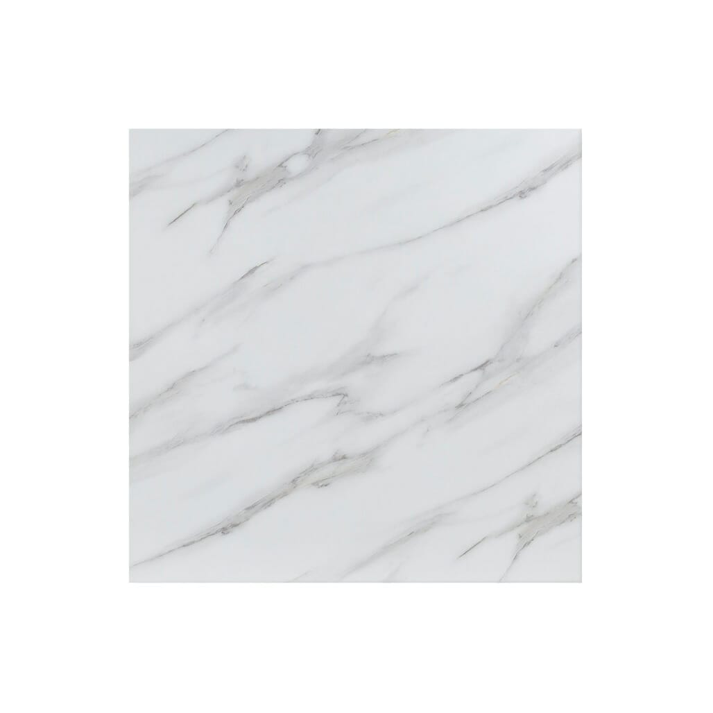 White Marble Table Top - Square Ciro Melamine