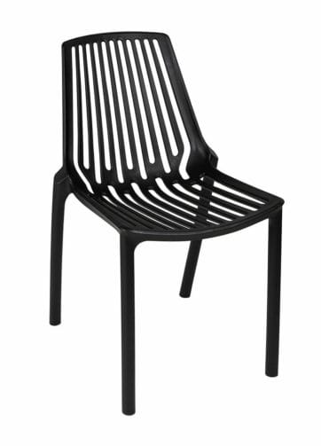 Atlas Chair in Black .